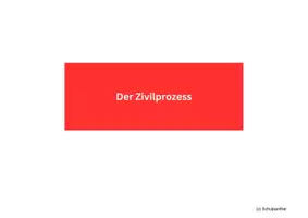 Vorschau - Arbeitsblätter - Der Zivilprozess - Der Ablauf eines zivilrechtlichen Verfahrens - Seite 1