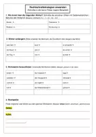 Vorschau - Arbeitsblätter - Übungen zu „Rechtschreibstrategien anwenden“ - Deckblatt