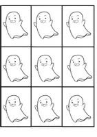 Vorschau - Mal- und Bastelvorlagen - Andy Warhol: Halloween - Seite 1