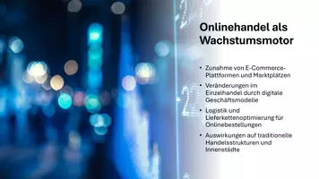 Vorschau - Präsentationen/Tafelbilder - Unterrichtseinstieg: Veränderung von Raumstrukturen im Kontext von Digitalisierung | Präsentation - Seite 3