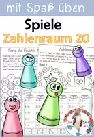 Vorschau - Spiele - Zahlenraum 20 - Spiele - Addition und Subtraktion mit Zehnerübergang üben - Deckblatt