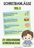 Vorschau - Fördermaterial/Inklusion - Schreibanlässe - Teil 2 - Deckblatt