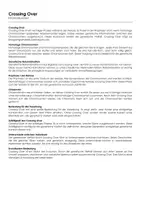 Vorschau - Arbeitsblätter - Crossing Over (Informationstext und Übungen) - Deckblatt