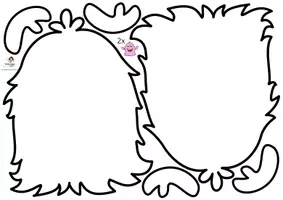 Vorschau - Mal- und Bastelvorlagen - Monster Fensterbild basteln: Bastelvorlage für Kunst & Halloween Klasse 1-4 (Knallbunte Monster / Herbstdeko / Schablonen) - Seite 3