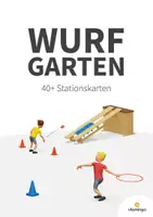 Vorschau - Stationenlernen - Wurfgarten: 40 Stationskarten für den Sportunterricht - Deckblatt