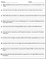 Vorschau - Arbeitsblätter - Movie Guide: "The Butler 2013" Questions + Activities Puzzles + Answers - Seite 1
