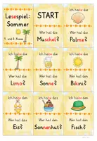 Vorschau - Spiele - Lesespiel 1. und 2. Klasse: Sommer | Grundschrift - Seite 3