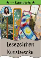 Vorschau - Mal- und Bastelvorlagen - Lesezeichen - Kunstwerke - Deckblatt