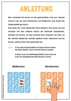 Vorschau - Spiele - Merk es dir - FUSSBALL + BONUS-Arbeitsblätter (auch als Wortkarten/Vokabelkarten nutzbar) - Seite 1