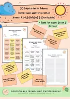 Vista previa - Tarjetas / Manipulativos - Clima en Alemán: 20 Tarjetas Interactivas DaF/DaZ - Portada