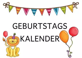 Vorschau - Poster - Geburtstagskalender - Seite 1