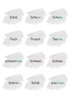 Vorschau - Stationenlernen - SCH - FREEBIE - Freiarbeit - Lernspiel - Paare finden - Seite 3