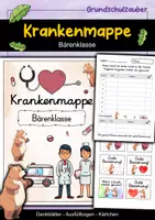 Vorschau - Anderer Materialtyp - Krankenmappe Bärenklasse - Krankenpost Bär - Deckblatt