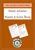 Vorschau - Arbeitsblätter - Nomen erkennen_Theorie und kurze Übung - Deckblatt