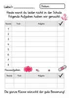 Vorschau - Anderer Materialtyp - Krankenmappe Oktopusklasse - Krankenpost Oktopus - Seite 3