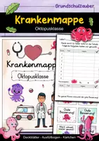 Vorschau - Anderer Materialtyp - Krankenmappe Oktopusklasse - Krankenpost Oktopus - Deckblatt