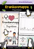 Vorschau - Anderer Materialtyp - Krankenmappe Pinguinklasse - Krankenpost Pinguin - Deckblatt
