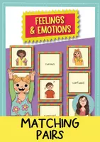 Vorschau - Spiele - Feelings and Emotions Matching Pairs Game (Englisch) - Deckblatt