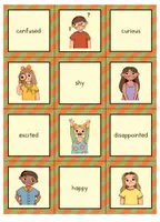 Vorschau - Spiele - Feelings and Emotions Matching Pairs Game (Englisch) - Seite 1