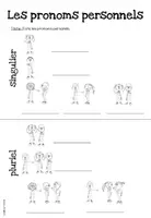 Vorschau - Arbeitsblätter - Materialpaket: pronoms personnels sujet & être - Seite 2