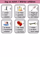 Vorschau - Arbeitsblätter - Sag es nicht Sport/Sportarten - DaZ/DaF, Deutsch (Spiel) - Seite 3