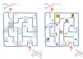 Vorschau - Arbeitsblätter - BRÜCHE erkennen und darstellen - LABYRINTH SPIEL - Seite 3