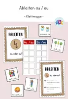 Vorschau - Spiele - Ableiten äu / eu : Klettmappe (Rechtschreibung) - Deckblatt