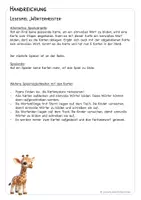 Vorschau - Stationenlernen - Lesespiel - Kartenspiel - 1. Klasse - Wörter lesen - Lesen üben - Level 1 - Seite 3