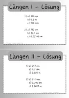 Vorschau - Aufgabenkarten - Maßeinheiten - Längen berechnen und umrechnen - Aufgabenkarten - Seite 3
