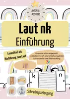 Vorschau - Bildkarten - Laut nk - Einführung und Schreibspaziergang - Deckblatt