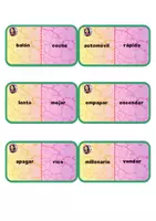 Vista previa - Juegos / Gamificación - DOMINÓ SINÓNIMOS Y ANTÓNIMOS - página 3