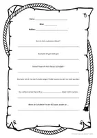 Vorschau - Anderer Materialtyp - Willkommensbuch / Steckbriefe für neuen Schüler (Neuer Schüler) - Deckblatt