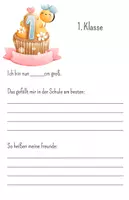 Vorschau - Mal- und Bastelvorlagen - Geburtstagsheft Bienenklasse - Seite 3