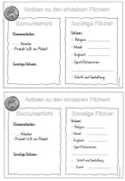 Vorschau - Arbeitsblätter - Eltern Informationsheft (veränderbare ppt Datei) - Seite 3