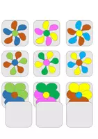 Vorschau - Fördermaterial/Inklusion - Klettmappe: Blüten sortieren - Seite 3