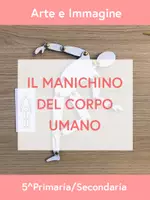 anteprima - Esercizi - La figura umana: Manichino del corpo ARTE - Pagina di copertina