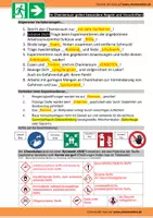 Vorschau - Arbeitsblätter - Paket - Einführung in das Fach Chemie - Belehrung - GHS - Laborgeräte - Brenner - und mehr - Deckblatt