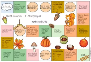 Vorschau - Spiele - Herbstgedichte Würfelspiel "Weißt du noch...?" - Seite 2