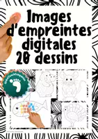 Aperçu - Matériel pour travaux manuels / dessin - Tableaux d'empreintes digitales - Art et motricité fine - Page de couverture