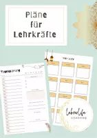 Vorschau - Lehrwerke/Schulbücher - Tagesplanung, Wochenplanung und Monatsplanung für Lehrkräfte / Lehrer:innen - Deckblatt