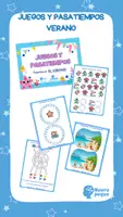 Vista previa - Hojas de trabajo - JUEGOS Y PASATIEMPOS VERANO - Portada
