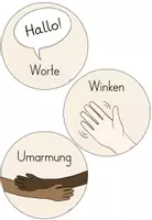 Vorschau - Poster - Classroom-Management: Unsere Begrüßungen (2024 Version - Druckschrift) - Seite 3