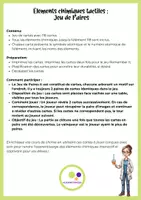 Aperçu - Jeux - Jeu des Paires Éléments + Flashcards Éléments chimiques 118 - Page 3