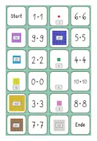 Vorschau - Spiele - Dominos zu den Quadratzahlen mit den Bunten Perlen - Seite 2