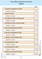Vorschau - Arbeitsblätter - Politik-Basics-Trainer Band 4 NATO und UNO | Außenpolitik, Kalter Krieg, Menschenrechte, Geopolitik | Politik Sekundarstufe I Klasse 7-10 Lösungen - Seite 2