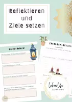 Vorschau - Arbeitsblätter - Reflektieren & Ziele setzen - Achtsamkeit im Schulalltag - Deckblatt
