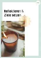 Vorschau - Arbeitsblätter - Reflektieren & Ziele setzen - Achtsamkeit im Schulalltag - Seite 1