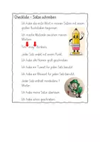 Vorschau - Merkblätter - Checkliste - Sätze schreiben - Deckblatt