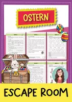 Vorschau - Arbeitsblätter - Finde die Ostereier – Escape Room Ostern (Deutsch 5./6. Klasse) - Deckblatt