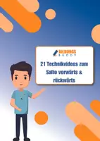 Vorschau - Videos - Bodenturnen - 21 Technikvideos zum Salto vorwärts und rückwärts - Deckblatt